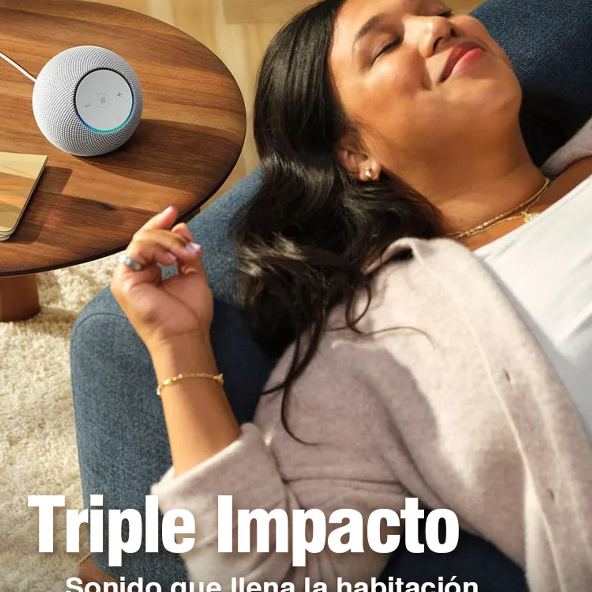 AMAZON - Amazon Echo Dot Max 2025 smart speaker with Alexa - Blanco