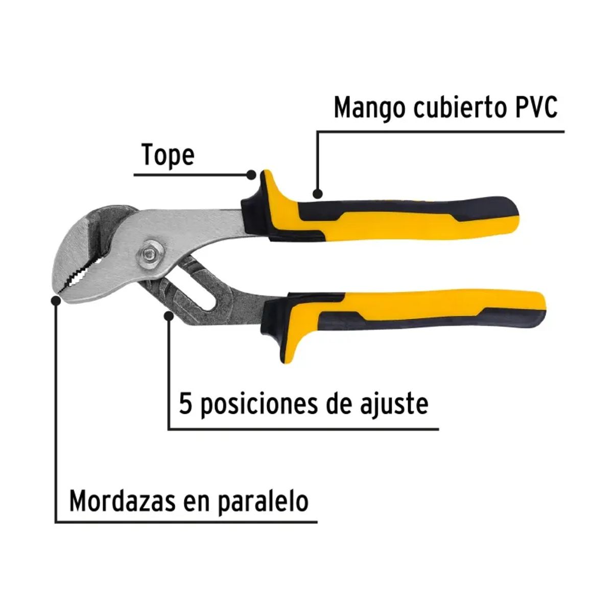 PRETUL - Pinza de extensión 8 mango Comfort Grip, PRETUL - 27157