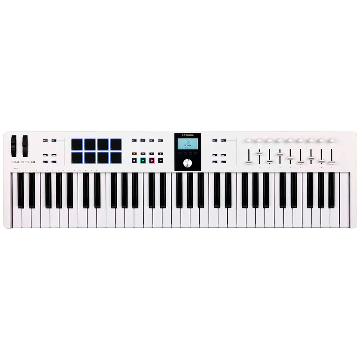 ARTURIA - KEYLAB ESSENTIAL61 MK3 ARTURIA CONTROLADOR MIDI DE 61 TECLAS - BLANCO