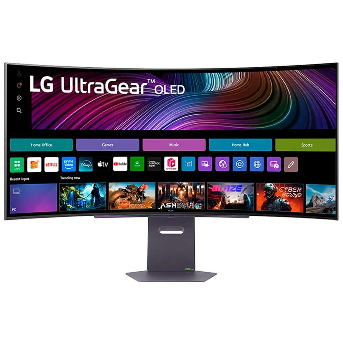 LG - Monitor LG UltraGear 45GX90SA-B, 45 UltraGear OLED Curvo, WQHD, 240Hz, 0.03ms, Nvidia G-Sync
