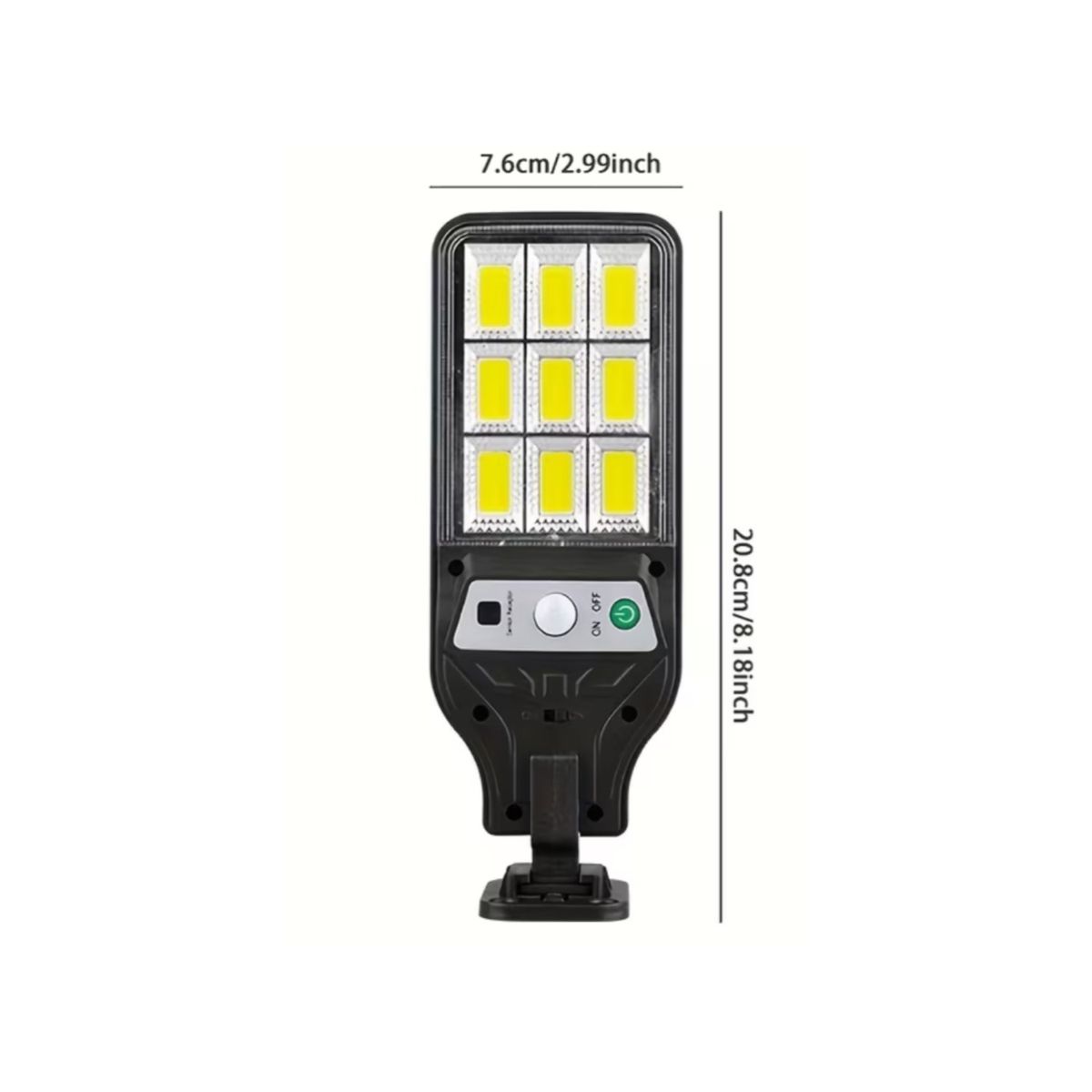 GENERICO - Lampara Solar LED Ultra Potente para Exterior con Sensor de Movimiento