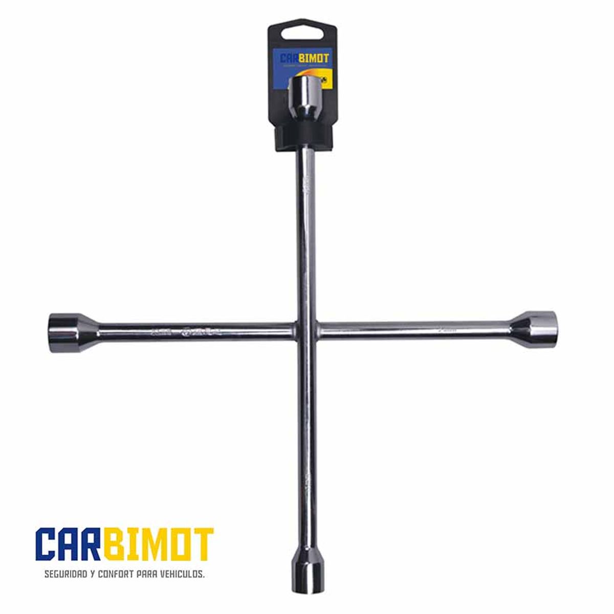 UNIVERSAL - LLAVE DE RUEDAS CONO RETRÁCTIL CON MEDIDOR DIGITAL COMBO