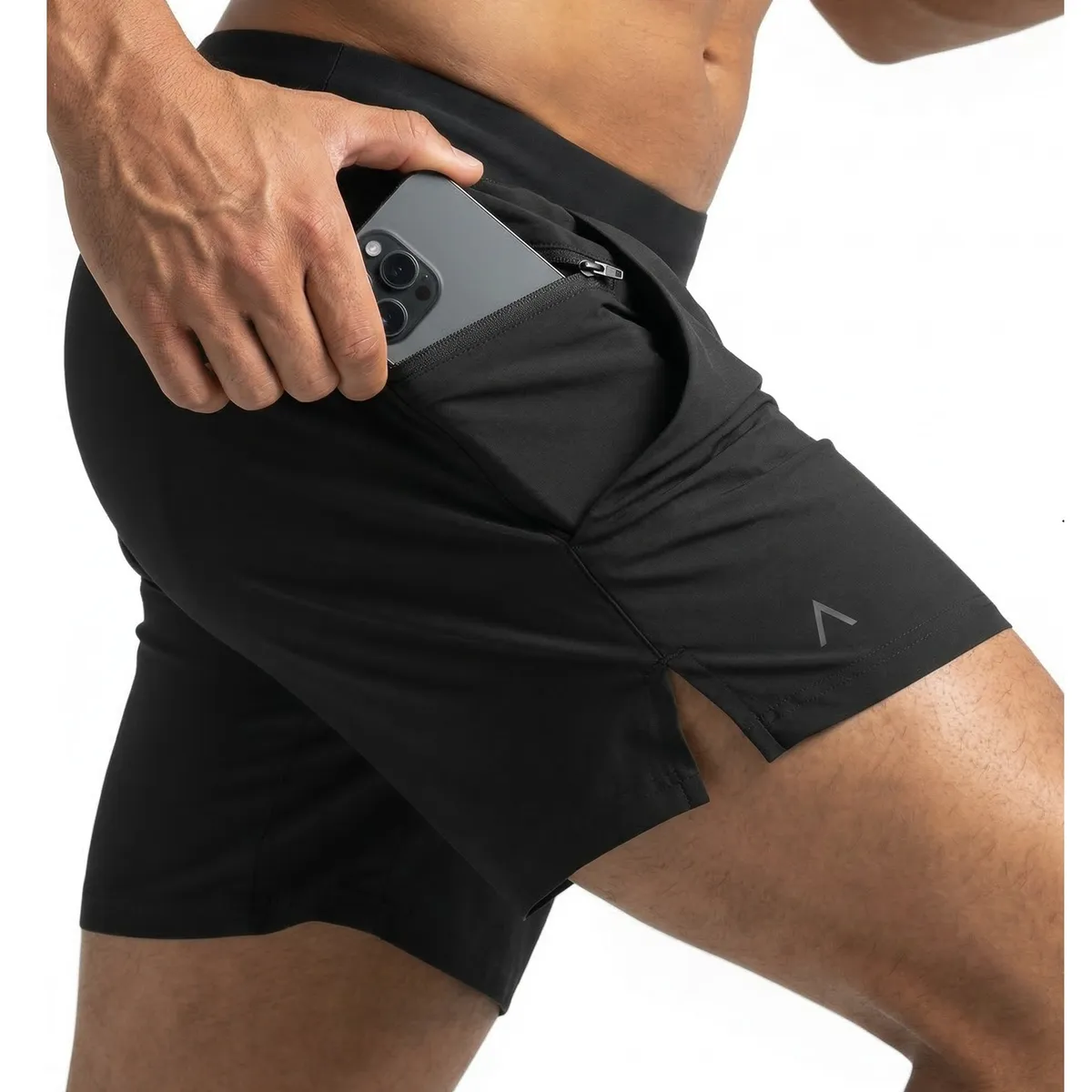 ALPHA FIT - Pack de 2 Shorts deportivos Hombre - Short gym - Ropa deportiva hombre