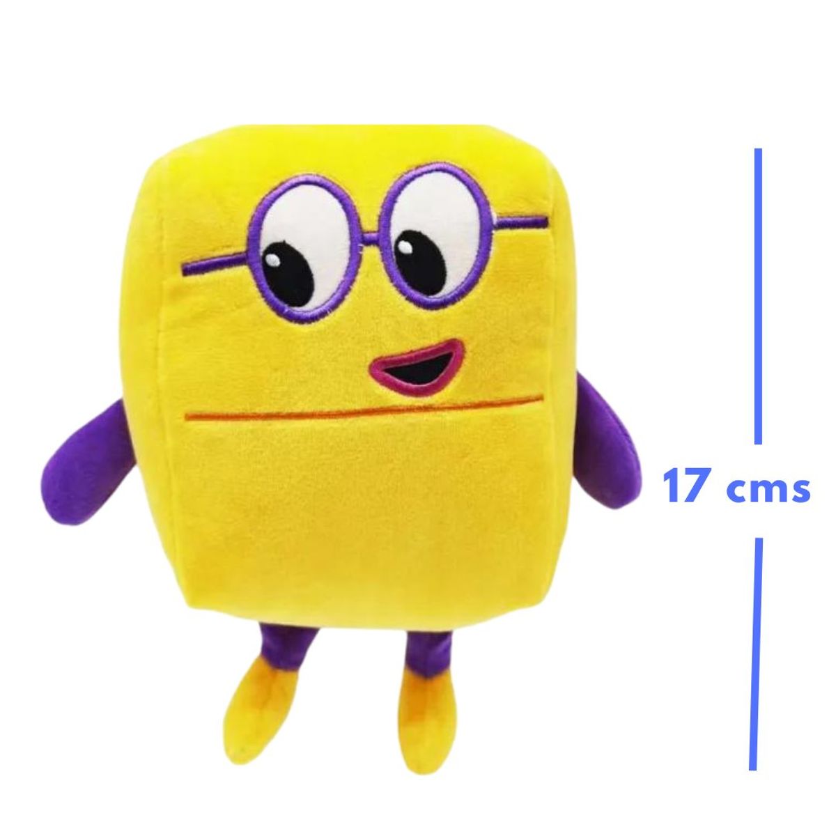 GENERICO - Peluche Number Blocks 2 Two Seven - Mide 17 cm alto