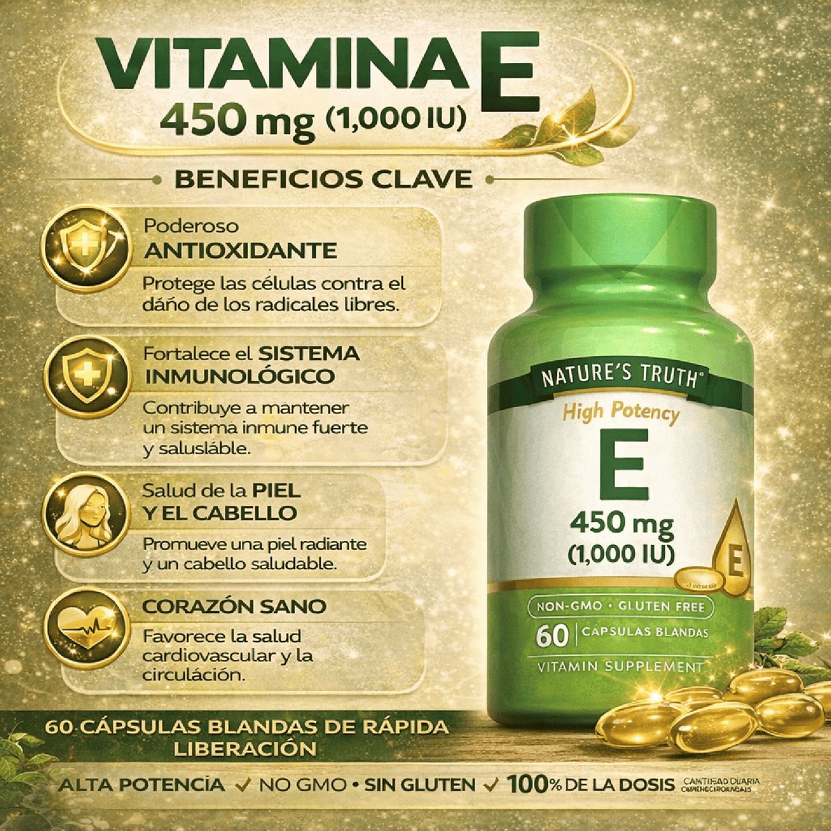 GENERICO - Omega 360 + Vitamina E 450 mg