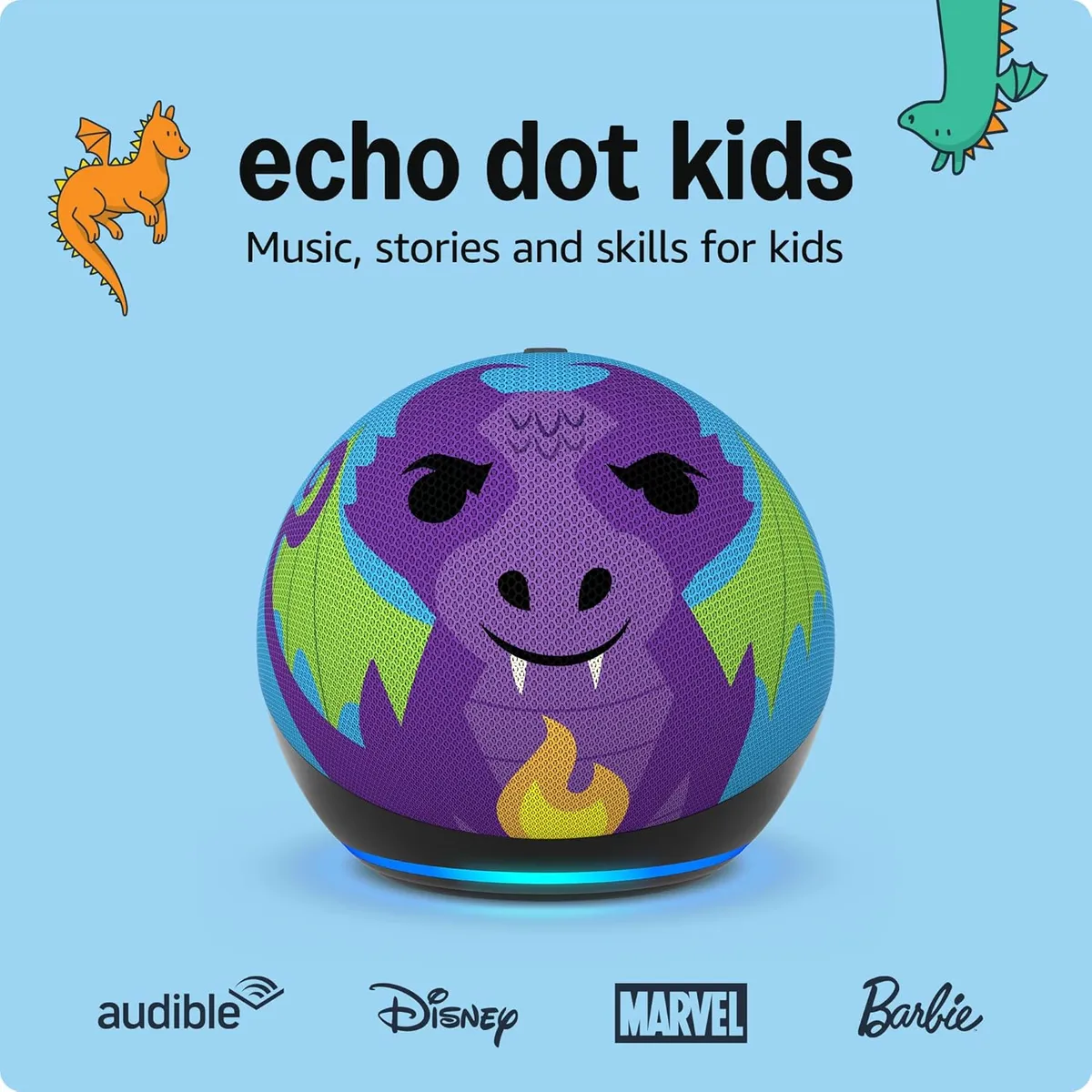 AMAZON - Alexa Echo Dot Kids 5ta Gen Dragon