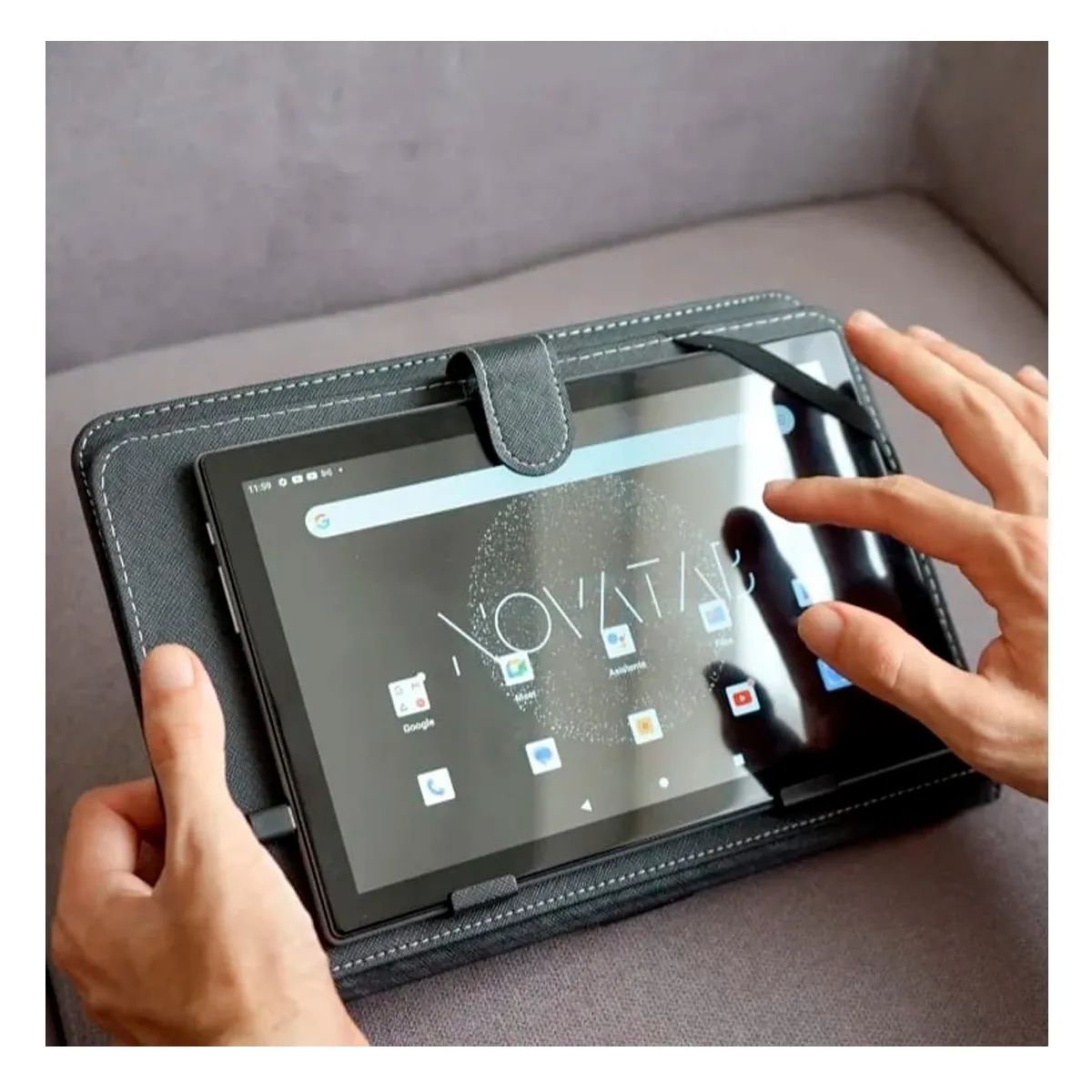 NOVATAB - Tablet Novat-15 4GB 32GB CHIP Iron Grey +  Audífonos In Ear RED BULL EB 200