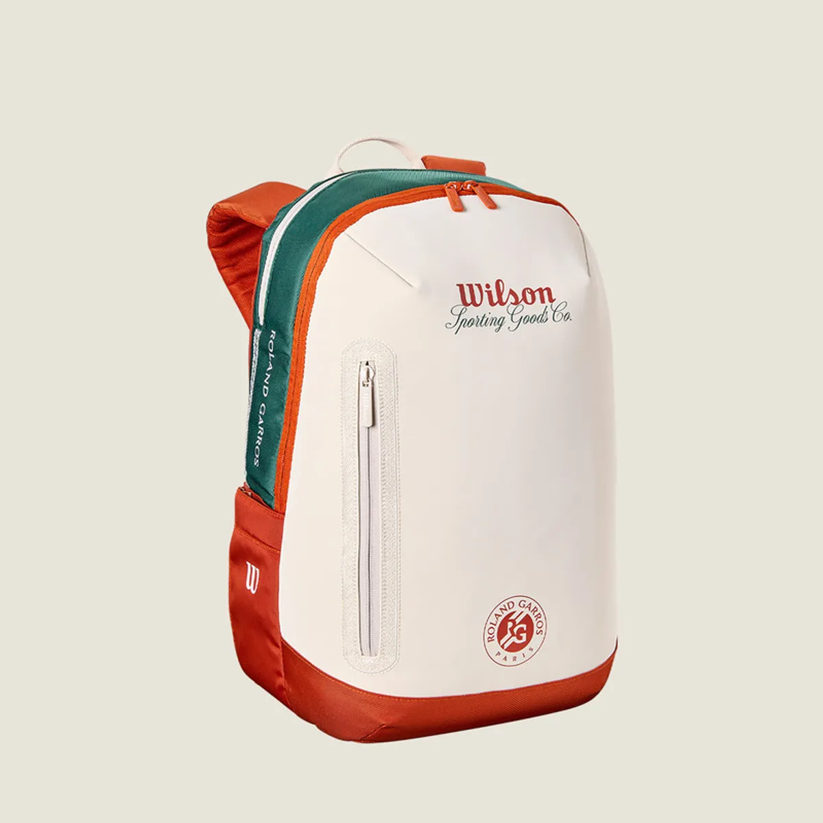 WILSON - Mochila Roland Garros 2026 Tennis Backpack Cream