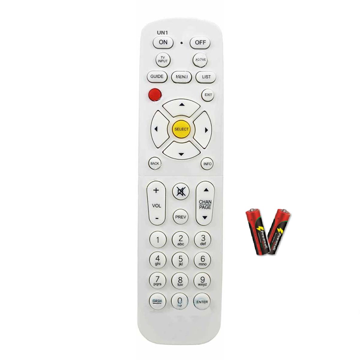 GENERICO - Control Remoto Decodificador DIRECT TV + PILAS Gratis