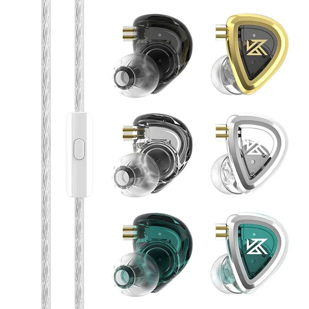 KZ - Audífonos In-Ear KZ EDA con graves dinámicos-Con MIC Auriculares