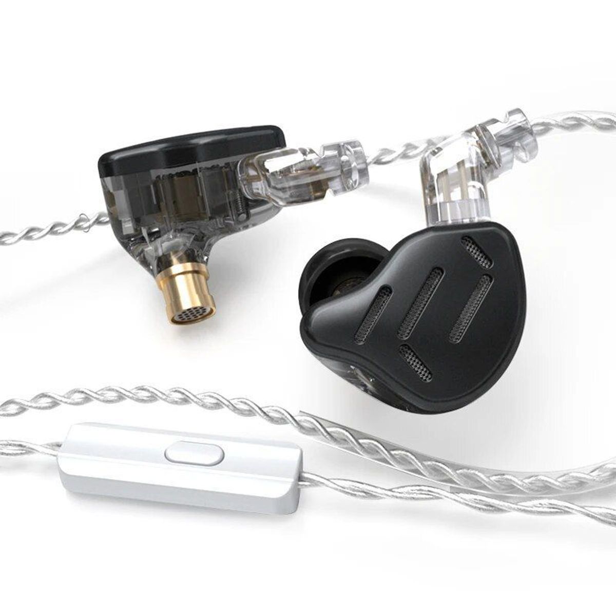 Audífonos In-Ear KZ ZAX con graves dinámicos-Con MIC Auriculares, marca KZ - Foto Principal