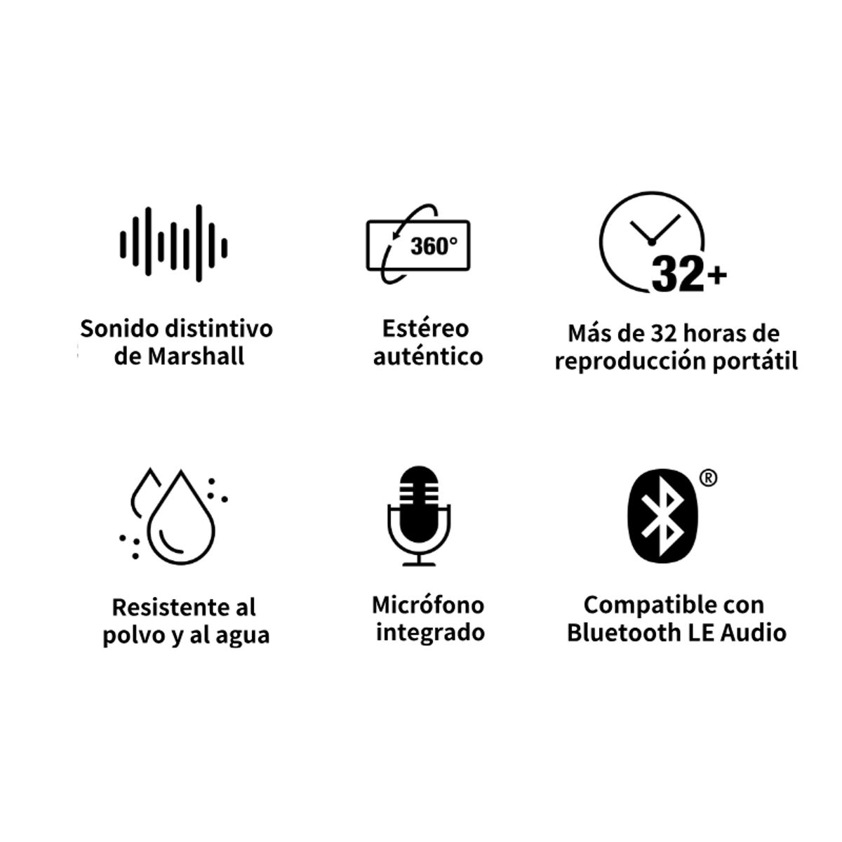 MARSHALL - Parlante Bluetooth Marshall Emberton III