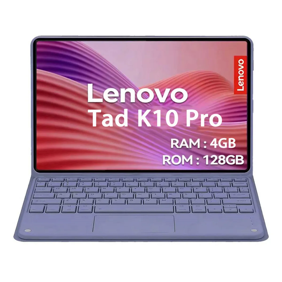 LENOVO - Lenovo Tablet K10 Pro 4GB+128GB WiFi+Teclado Púrpura