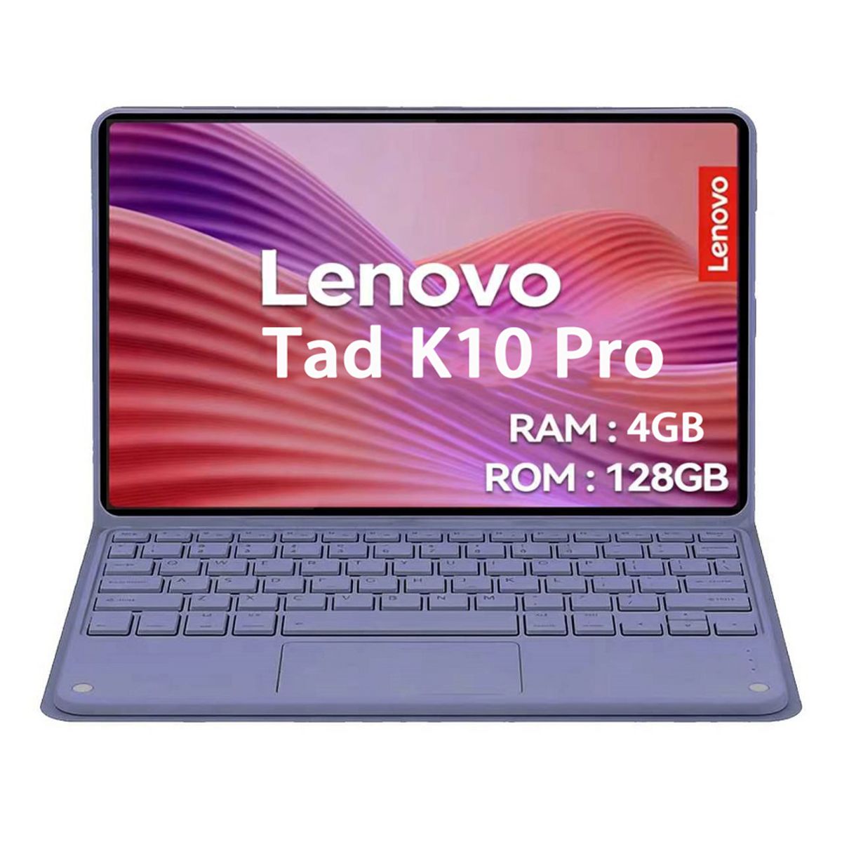 LENOVO - Lenovo Tablet K10 Pro 4GB+128GB WiFi+Teclado Púrpura