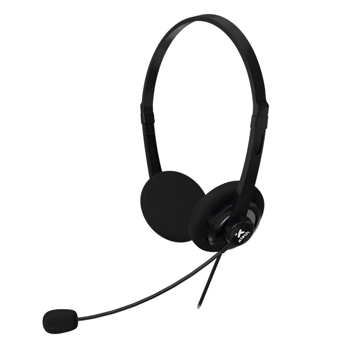 XTECH - Xtech Audífonos con cable USB-C para conferencias con micrófono ENC y control en línea - XTH-245