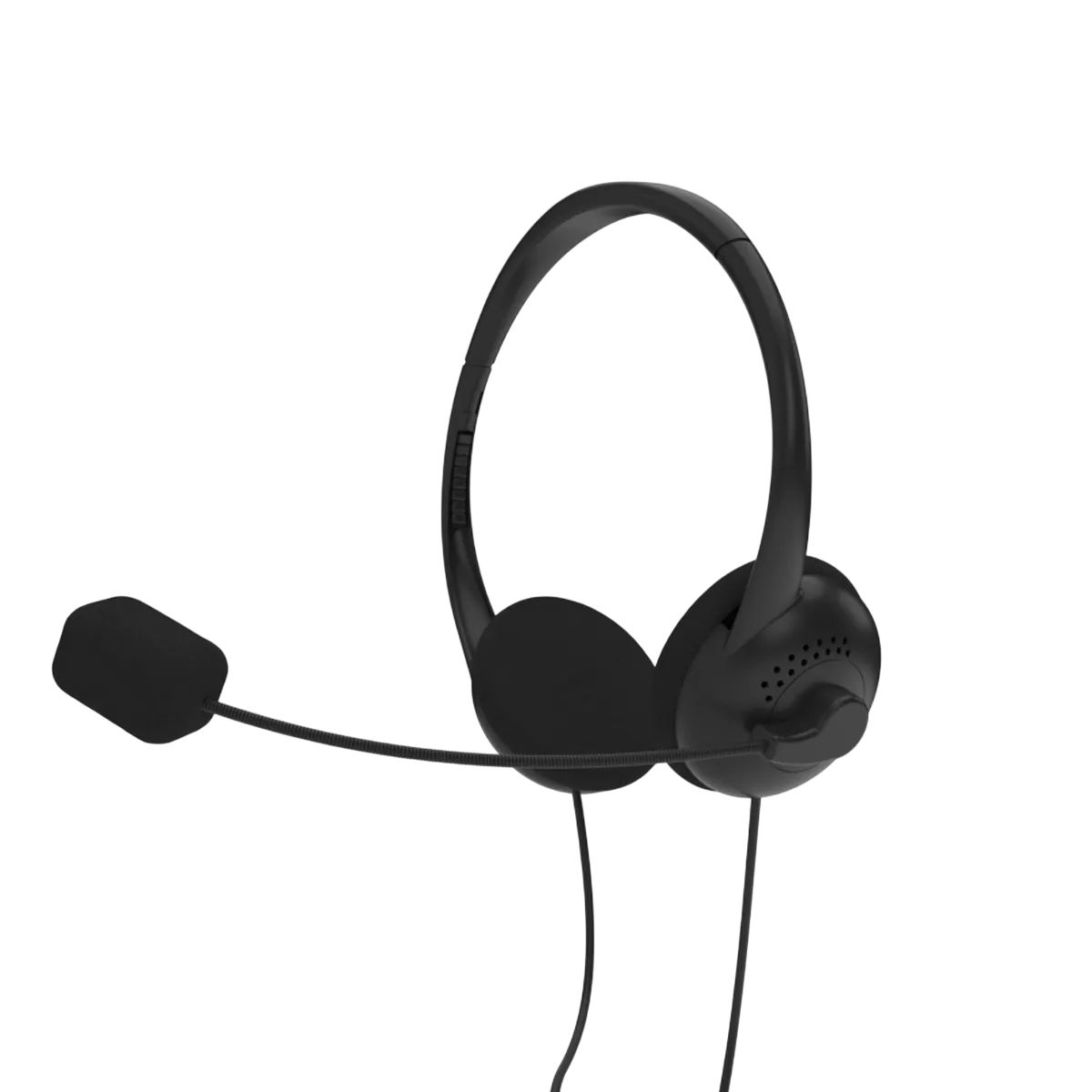 XTECH - Xtech Audífonos con Micrófono 3.5mm TRRS para Videoconferencias con Control de Volumen - XTH-230