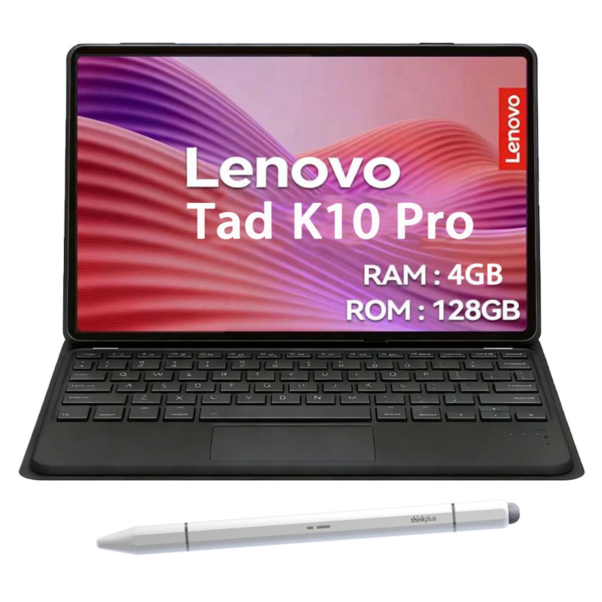 LENOVO - Lenovo Tablet K10 Pro 4GB+128GB WiFi+Teclado Negro+Lápiz táctil