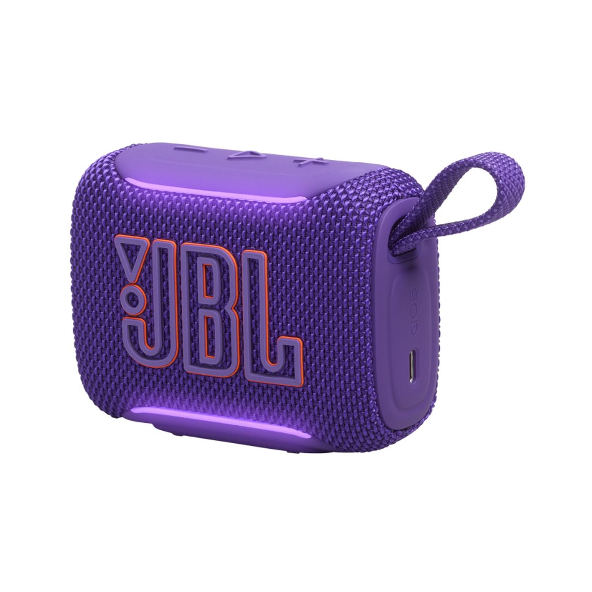 JBL - Parlante JBL GO5 de Sonido Potente con Iluminación y Emparejamiento AirTouch - Morado