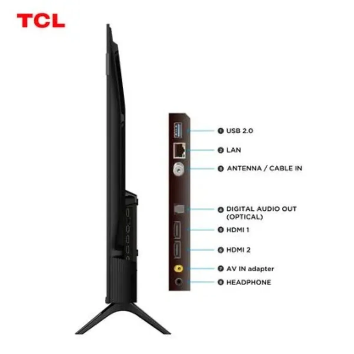 TCL - Televisor TCL 32 QLED Full HD Google TV 32S5K