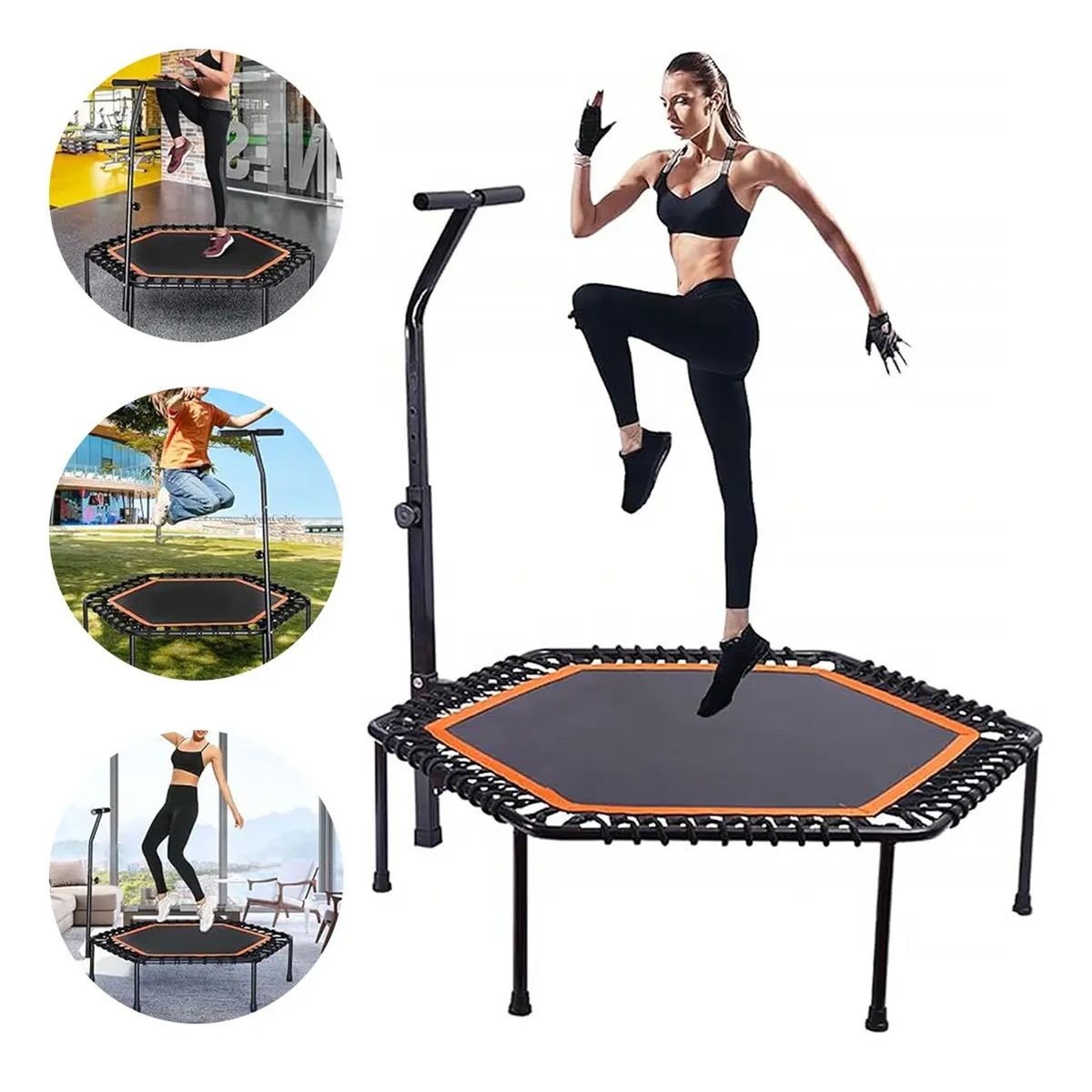 Trampolin de Gimnasio  100cm diametro  y Altura 130cm, marca GENERICO - Foto Principal