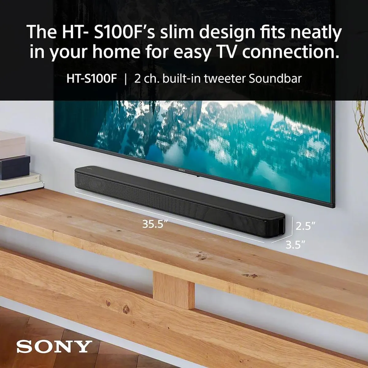 SONY - SONY BARRA DE SONIDO S100F - NEGRO