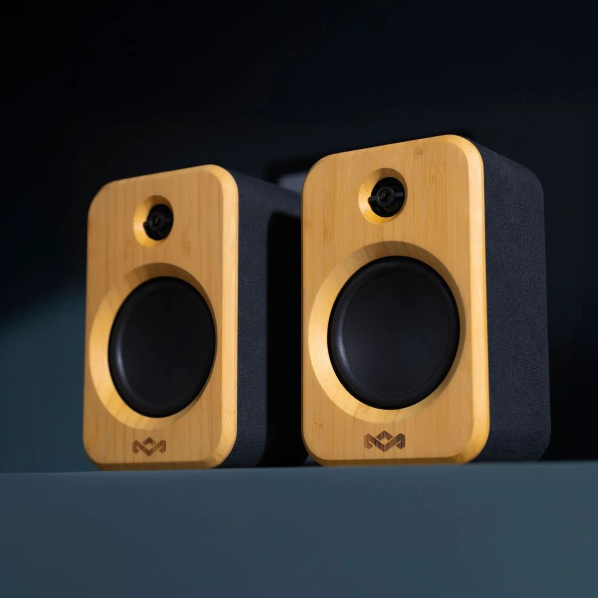 HOUSE OF MARLEY - Parlantes Get Together Duo Refresh Bluetooth de Estantería - Negro Signature