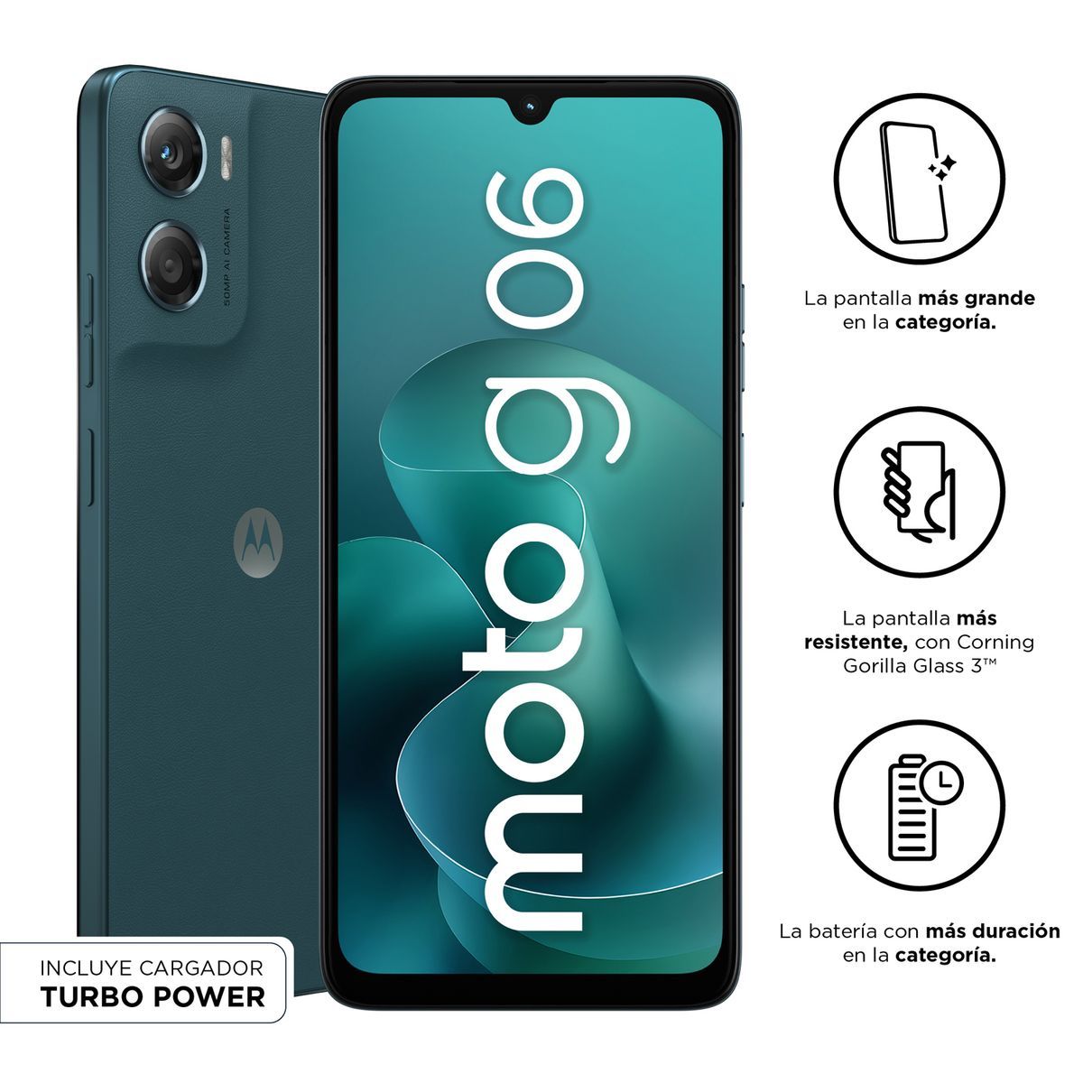 Celular Moto G06 4gb Ram  + 64gb, marca MOTOROLA - Foto Principal