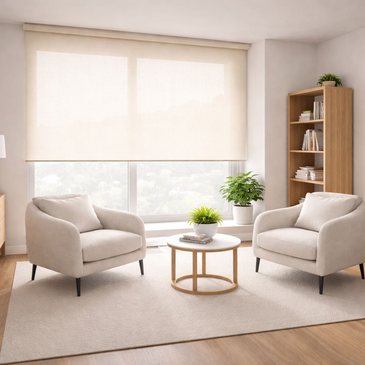 Roller Screen 0% Crema Ancho 160 x Alto 200 cm, marca DECOR HOUSE INTEGRALES SAC - Foto 2