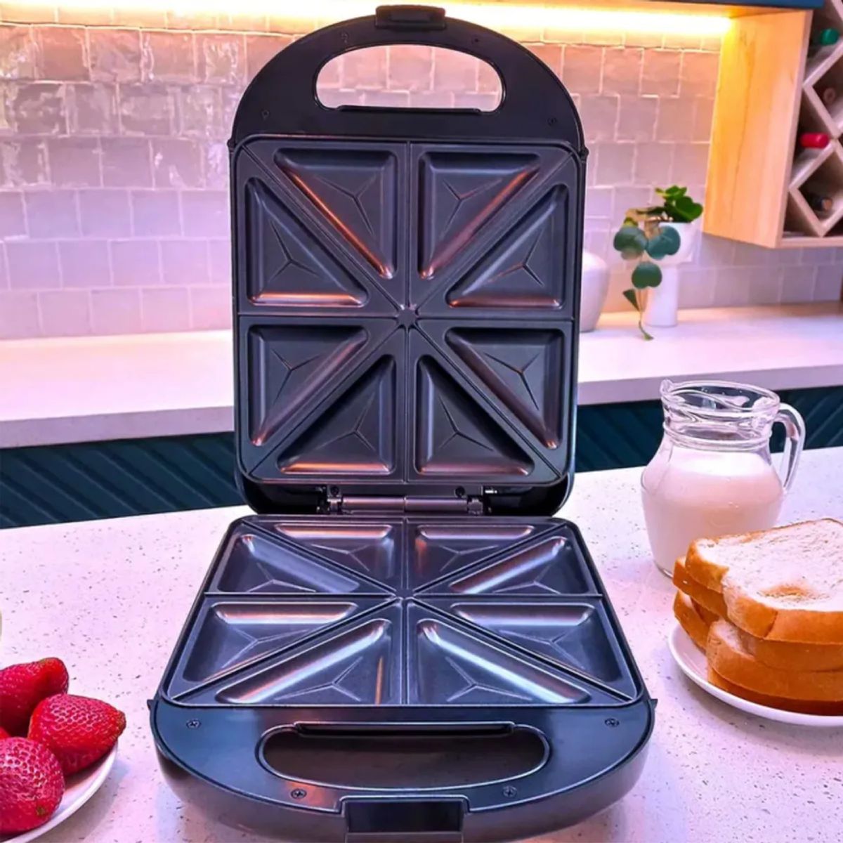 Taurus - Sandwichera 4 Panes Mod. Mega Toast