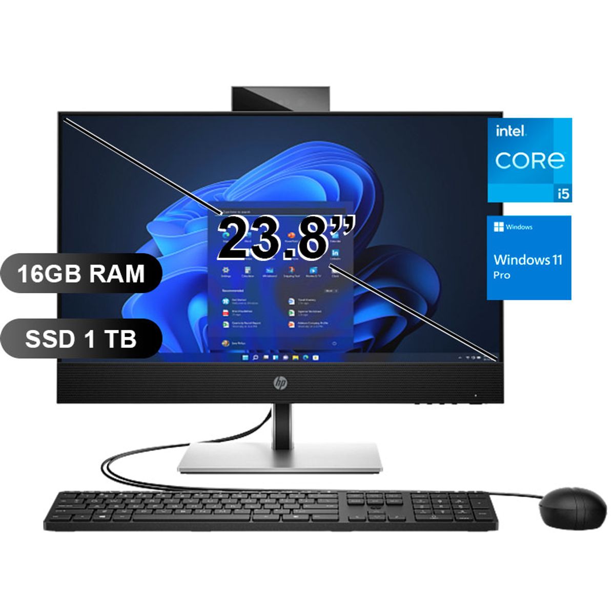 HP - AIO HP ProONE 440 G9 CI5-14500U, 16GB RAM, 1TB SSD, W11Pro, 23.8" (BT2B6LA)