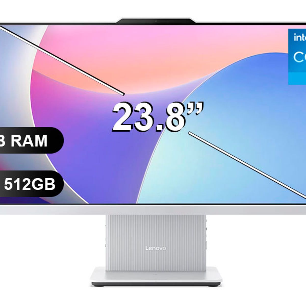 LENOVO - AIO LENOVO IDEACENTRE 24IRH9 I5-13420H, 8GB RAM, 512GB SSD, SIN WINDOWS, 23.8 F0HN00MTLD