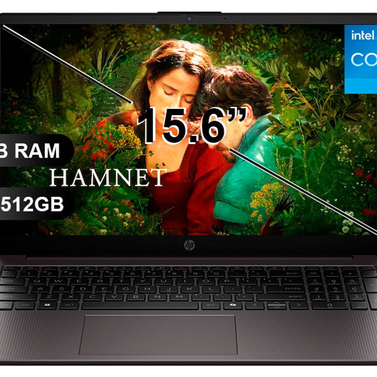HP - Laptop HP 250 G10 I5-120U, 16GB RAM, 512GB SSD, SIN WINDOWS, 15.6" (C78DYAT)