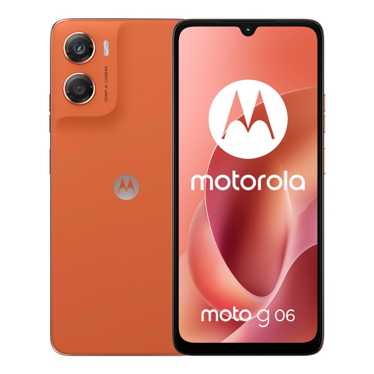 MOTOROLA - CELULAR MOTOROLA G06 4GB RAM + 64GB ROM COLOR NARANJA