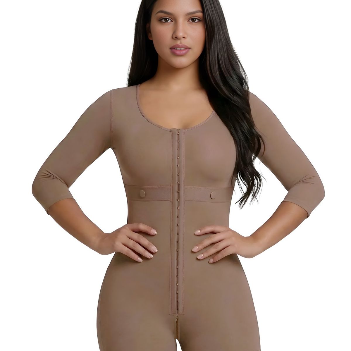 MUJERON - Faja Colombiana Enterizo post-liposucción Short Cachetero