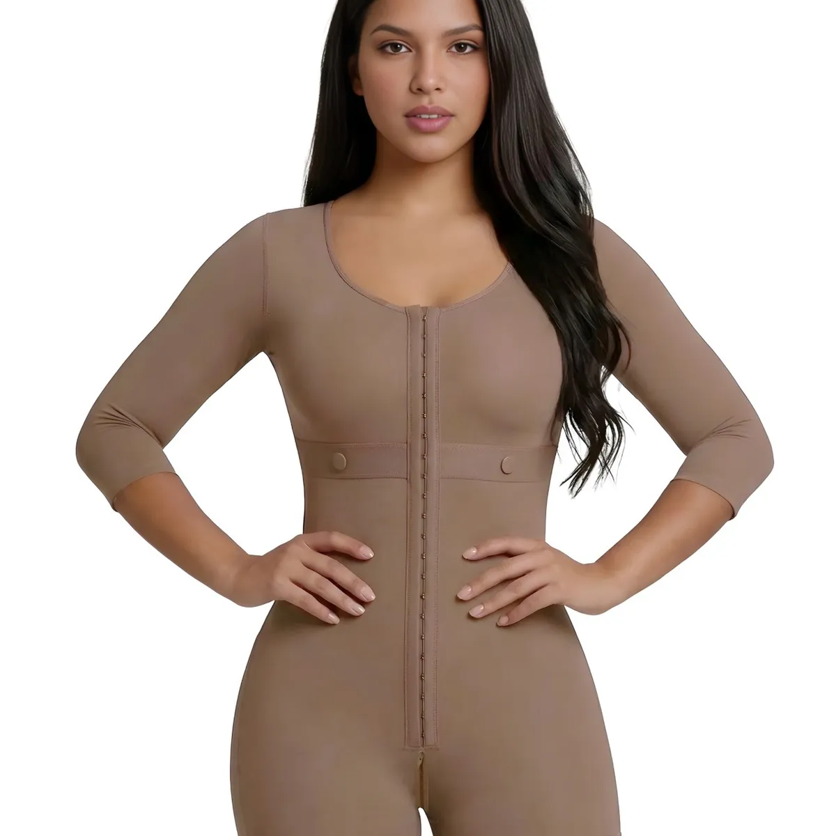 MUJERON - Faja Colombiana Enterizo post-liposucción Short Cachetero