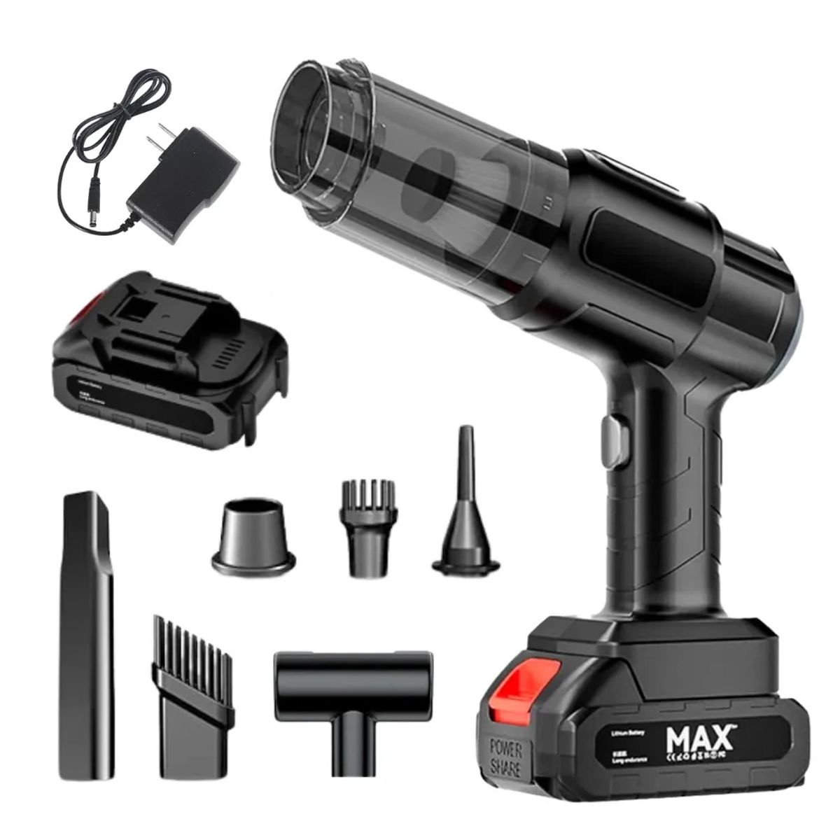 GENERICO - Aspiradora y Sopladora Inalámbrica Recargable