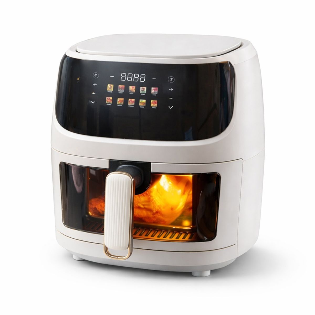 GENERICO - Freidora De Aire 8L Digital Touch 1400W Con Ventana Y Luz