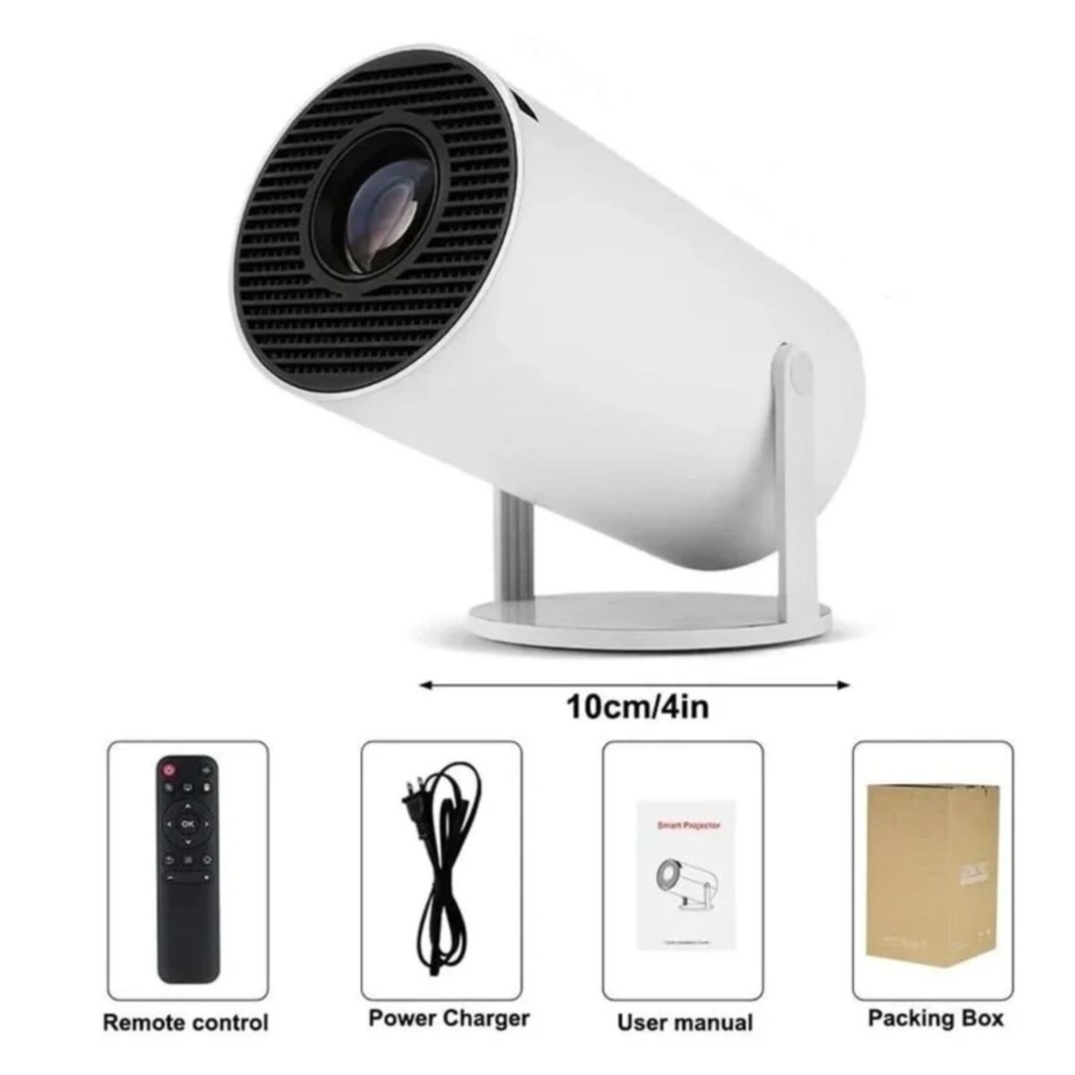 GENERICO - Proyector HY300 Android 11 4K Wifi Bluetooth Uso Hogar