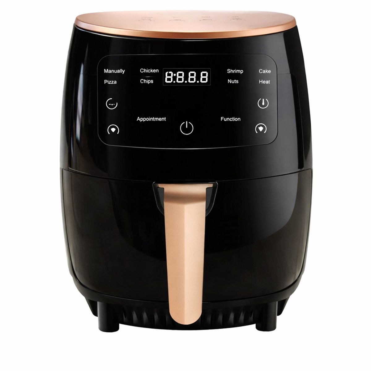 GENERICO - Freidora De Aire 6L 2400W Touch LCD Panel