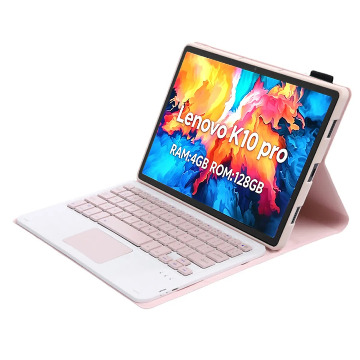 LENOVO - Tablet Lenovo Pad K10 Pro 4GB+128GB 10.6“ 2KLCD MediaTek G80 7700MAh Gris+Teclado Rosado