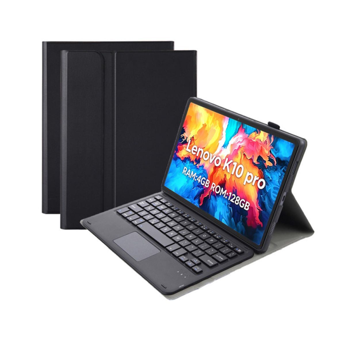 LENOVO - Tablet Lenovo Pad K10 Pro 4GB+128GB 10.6“ 2KLCD MediaTek G80 7700MAh Gris+Teclado Negro