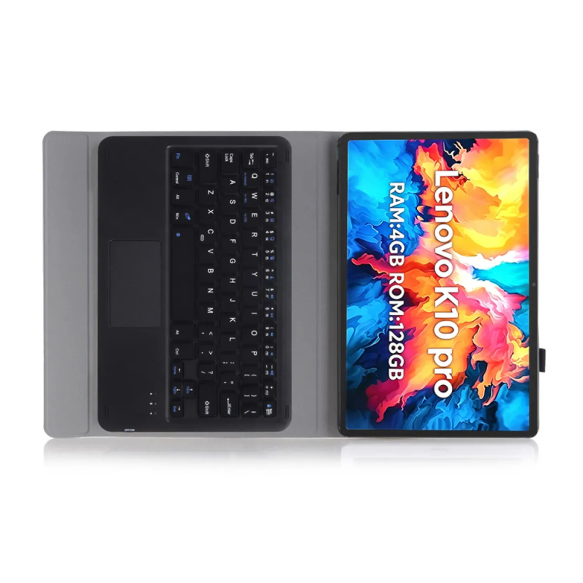 LENOVO - Tablet Lenovo Pad K10 Pro 4GB+128GB 10.6“ 2KLCD MediaTek G80 7700MAh Gris+Teclado Negro
