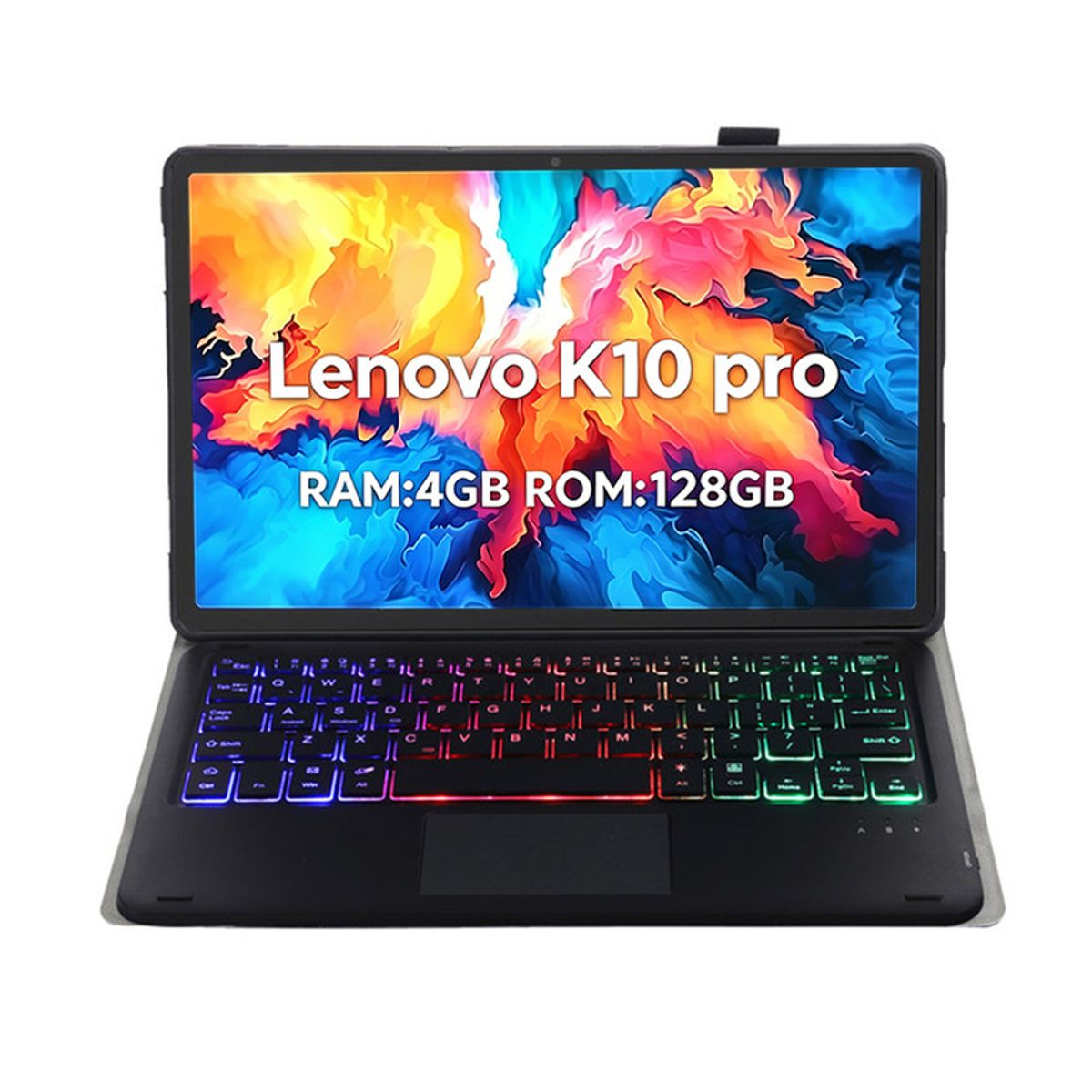 LENOVO - Tablet Lenovo Pad K10 Pro 4GB+128GB 10.6“ 2KLCD MediaTek G80 7700MAh Gris+Negro luminsos teclado