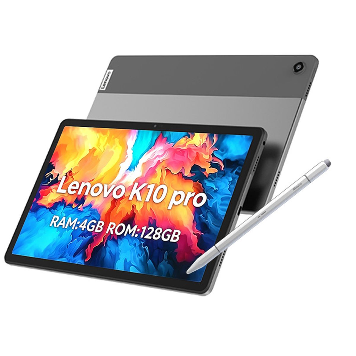 LENOVO - Tablet Lenovo Pad K10 Pro 4GB+128GB 10.6“ 2KLCD MediaTek G80 7700MAh Gris+Lápiz