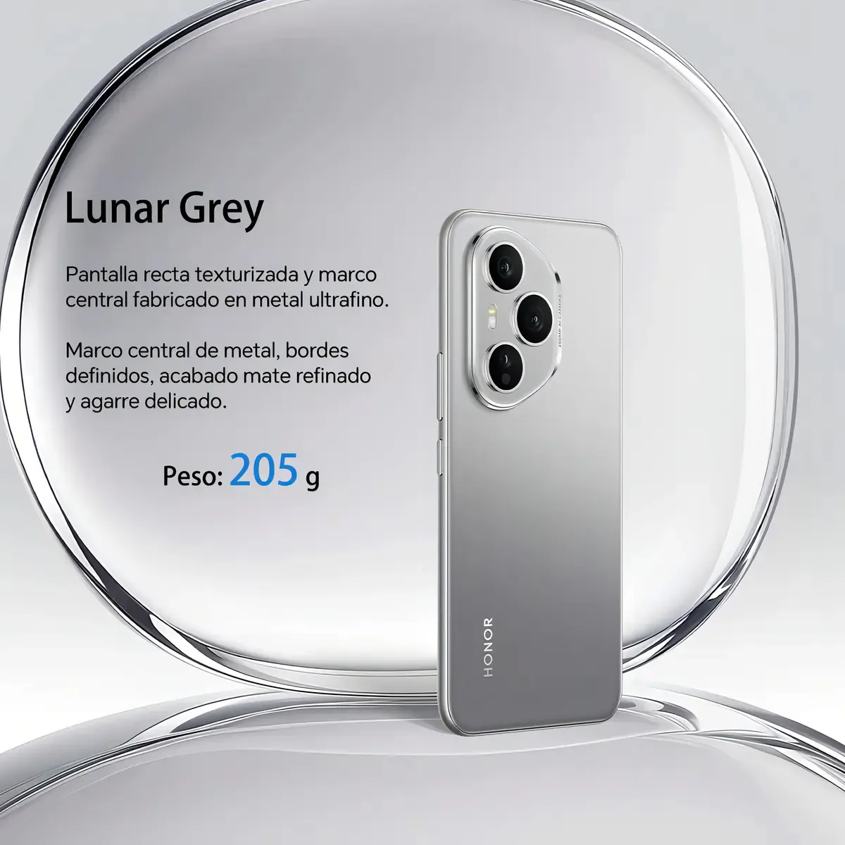 HONOR - Smartphone HONOR 400 Pro 12GB 512GB Dual SIM Gris DNP-NX9