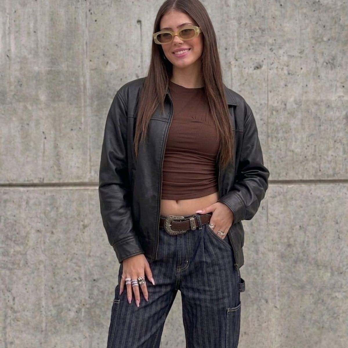 GENERICO - CASACA NEGRA BOMBER ESTILO EN TENDENCIA