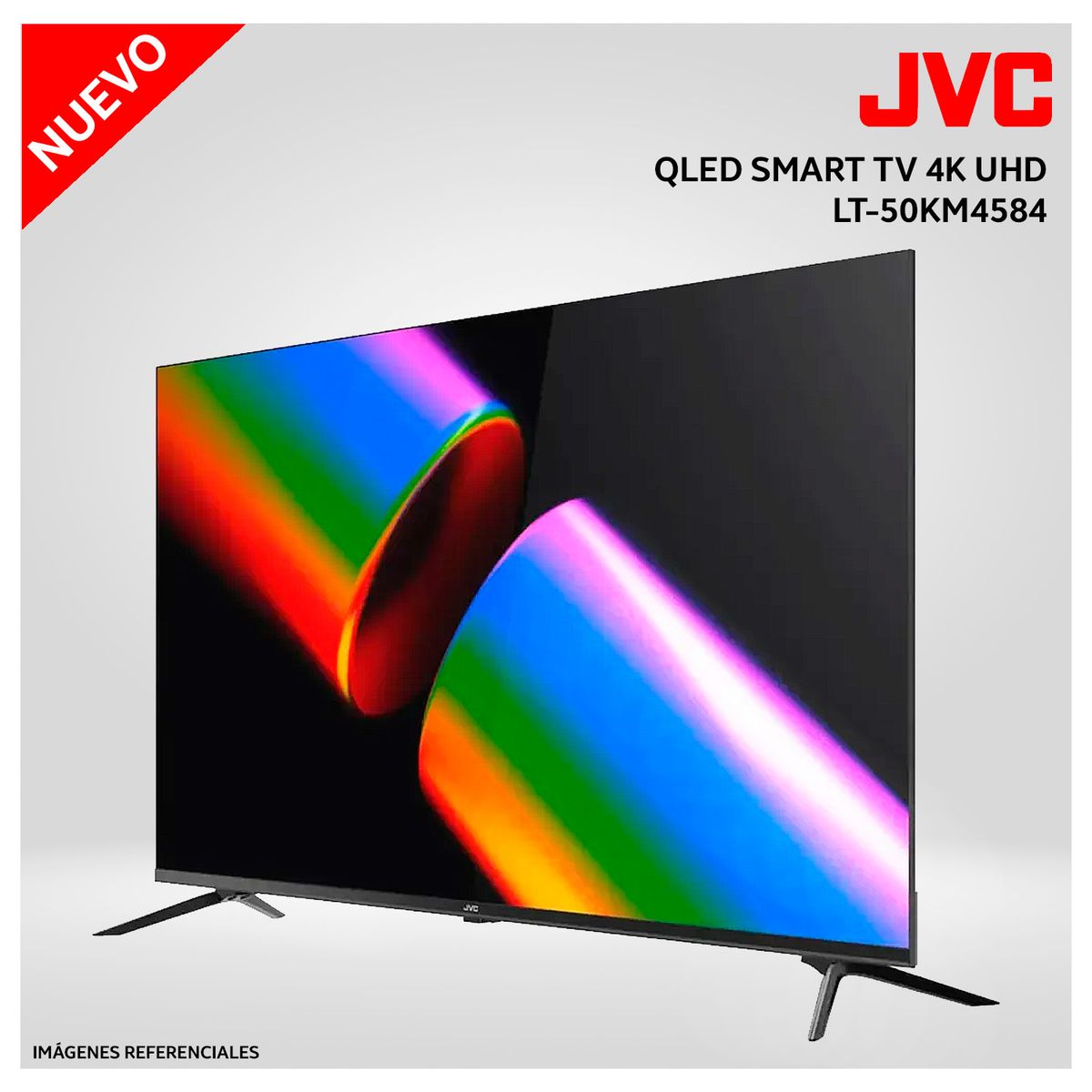 OEM - Televisor JVC 50 QLED Google TV UHD 4K LT-50KM4584