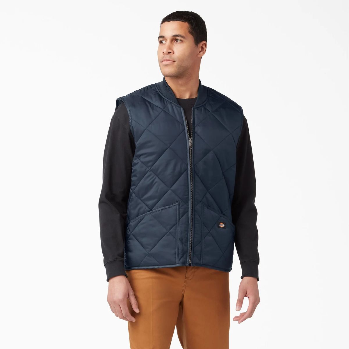 DICKIES - CHALECO DICKIES PARA HOMBRE NYLON ACOLCHADOAZUL MARINO OSCURO TE242DN
