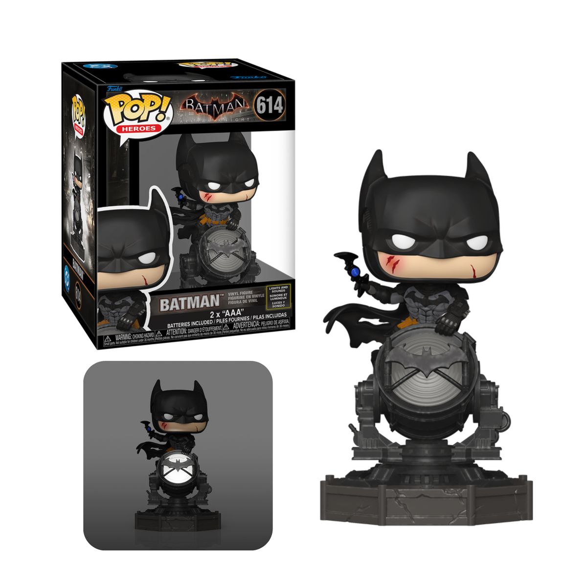 FUNKO - Pop Light Up Batman Funko Pop Premium 614 Batman Arkham Knight