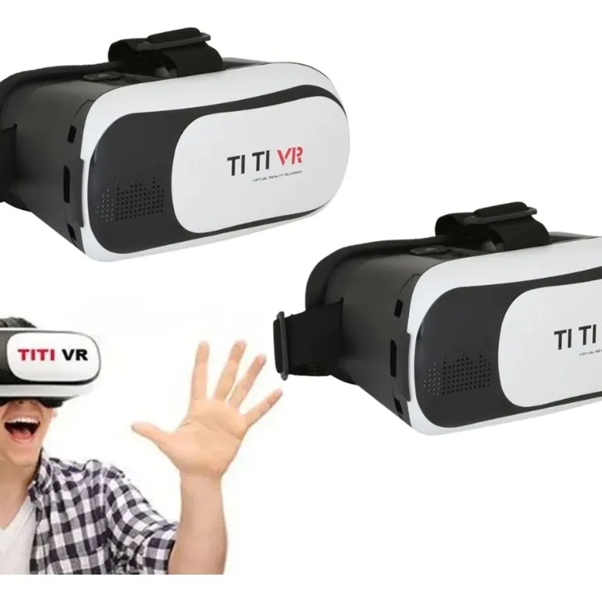 2 Unidades Lentes Realidad Virtual 3d Titi Vr Box P Celular, marca OEM - Foto Principal